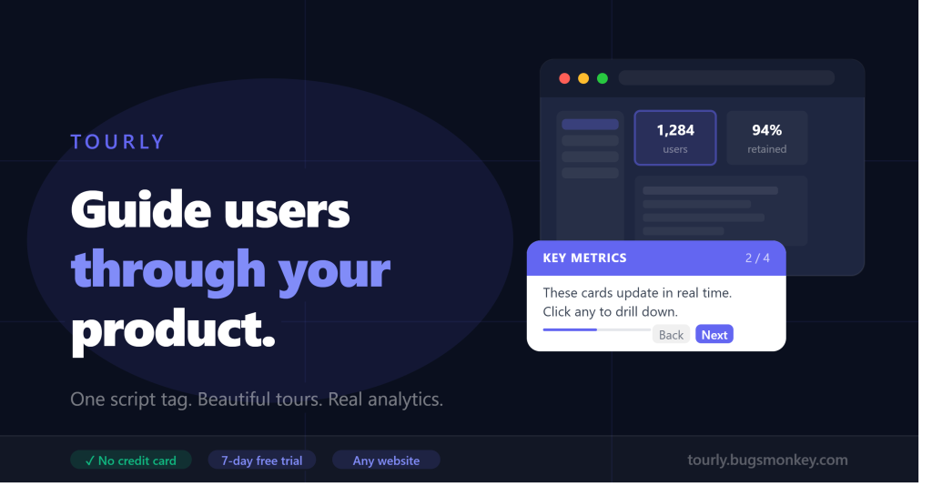 Stop Losing Users on Day One – Introducing Tourly